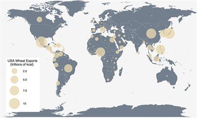 Simulating the Cascading Effects of an Extreme Agricultural Production Shock: Global Implications of a Contemporary US Dust Bowl Event